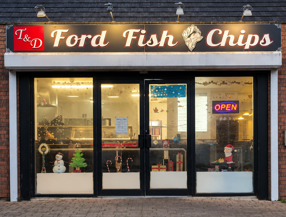 The T&D Fords shopfront in Ballycummin Village.